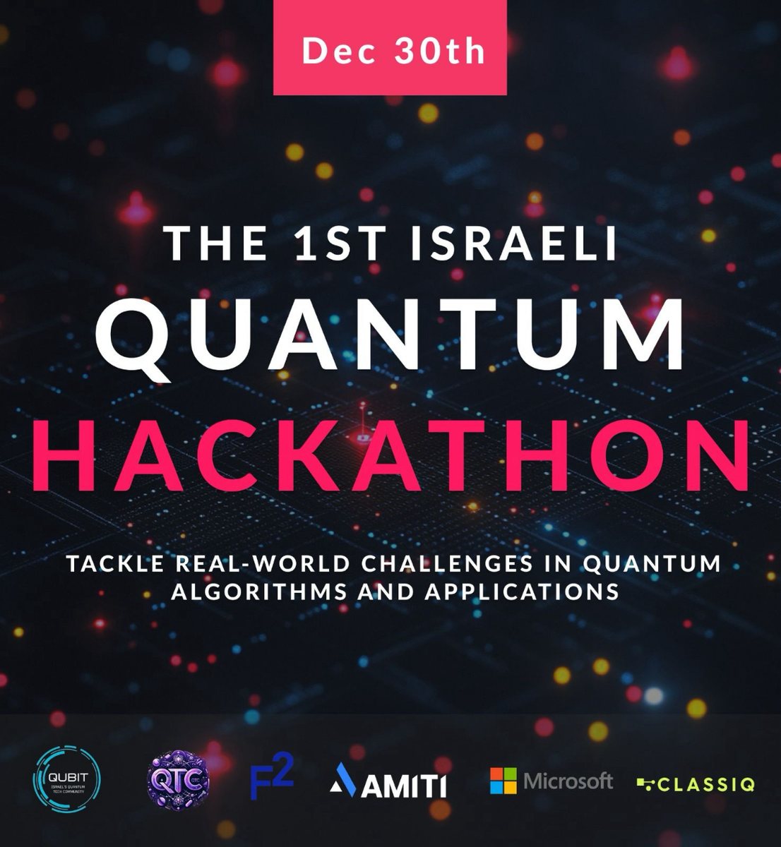 Poster — The 1st Israeli Quantum Hackathon